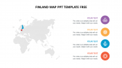 Exclusive Finland Map PPT Template Free Slide Model PPT