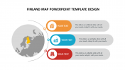 Finland map powerpoint template design infographics design