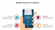 Internet Security PPT Template For Online Shopping