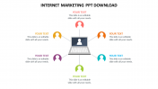 Internet Marketing PPT Template Download For Google Slides