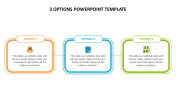 3 Options PowerPoint Template Presentation and Google Slides