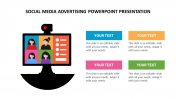 Social Media Advertising PPT Template and Google Slides