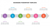 Bookmark powerpoint templates arrow model