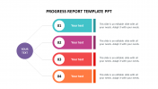 Visual Progress Report PowerPoint Template and Google Slides