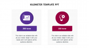 Kilometre Template PPT PowerPoint Presentation Slides