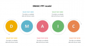 Multi-Color Process Of DMAIC PPT Model Slides Template