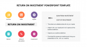 Return on investment PowerPoint template With Six Nodes
