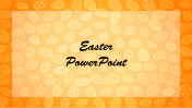 Easter PowerPoint Template With Easter Egg Background