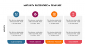 Best Maturity Presentation Template With Four Nodes