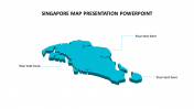 Innovative Singapore Map Presentation PowerPoint Slides