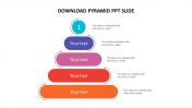 Download polished Pyramid PPT Slide for Sales Presentation