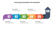 Customized Arrow PPT Presentation Free Download Design