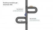 Creative Roadmap Template PPT Download Slide Designs