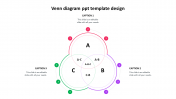 Use Gorgeous Venn Diagram PPT Template Design-3 Node