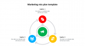 Editable Marketing Mix Plan Template With Three Nodes