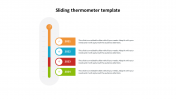 Stunning Sliding Thermometer Template Presentation Design
