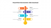 Creative PowerPoint Thermometer Slide Download