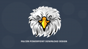 Awesome falcon PowerPoint download design