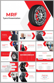 Creative MRF Tyres PowerPoint and Google Slides Themes