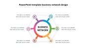 Our Gorgeous PowerPoint Template Business Network Design