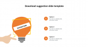Download suggestion slide template idea model