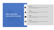 Speech delivery  PowerPoint Presentation download template