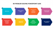 8D Problem Solving PowerPoint Slide Arrow Model