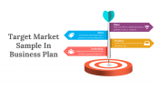 Target Market Sample in Business Plan PowerPoint Templates
