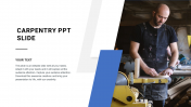 Editable Carpentry PowerPoint Template and Google Slides