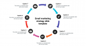 Simple email marketing strategy slide template