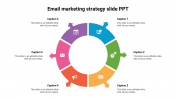 Email marketing strategy slide PPT model
