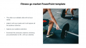 Use fitness go market PowerPoint template 