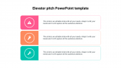 elevator pitch PowerPoint template model