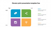 elevator pitch presentation template free slide