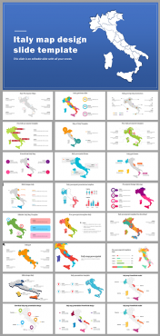 Creative Italy Map PowerPoint And Google Slides Templates