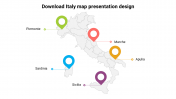 Download Italy map Presentation Design Template