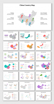 Creative China Map PowerPoint And Google Slides Templates