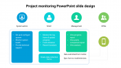 Best Project Monitoring PowerPoint Slide Design Template