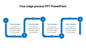 Four Stage Process PPT PowerPoint Process Flow Model
