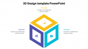 Get Modern 3D Design Template PowerPoint Slide Design