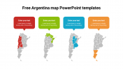 Free Argentina map PowerPoint Templates Design