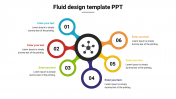Fluid Design Template PPT Presentation Slide