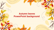 Get Modern Autumn Leaves PowerPoint Background Slides