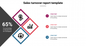 Company Sales Turnover Report PowerPoint Template Designs