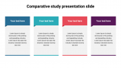 Stunning Comparative Study Presentation Slide
