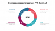 Arrow Model Business Process Management PPT Download