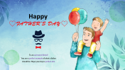 Celebrate fathers day backgrounds PowerPoint