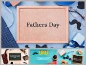 Fathers Day Background PowerPoint And Google Slides