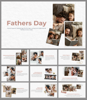 Attractive Fathers Day Presentation and Google Slides Themes