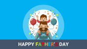 Fathers day PowerPoint presentation With background color